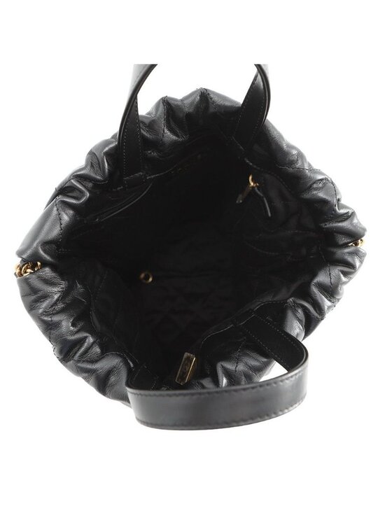Chanel Backpack 22 Small Shiny Calfskin Black main image 4